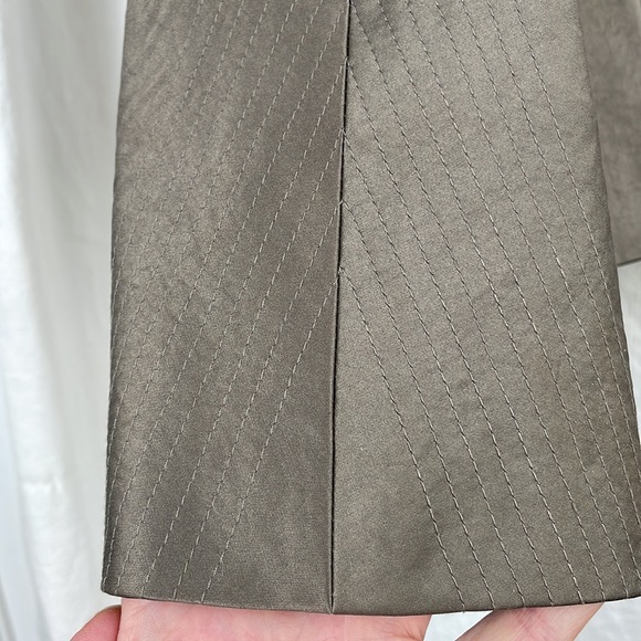 Vintage 90s Y2K Jacket Blazer by ENJOY medium brown shimmer kimono sleeve - Picture 5 of 16